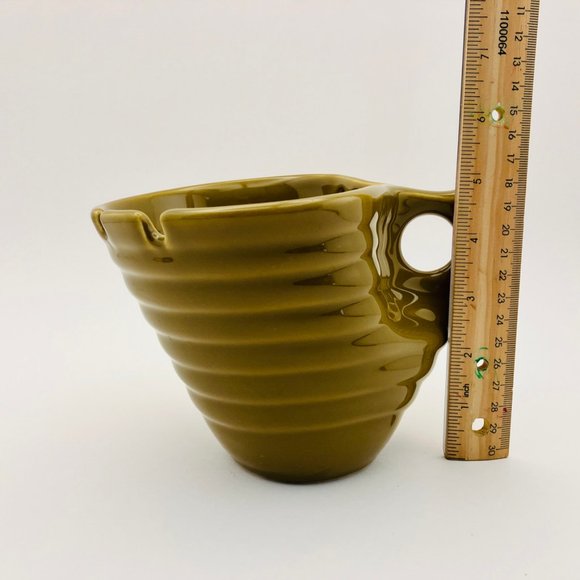 Elan Pottery Green Udon Noodle Ceramic Bowl Ramen Mug Cup Handle Student - Picture 8 of 10